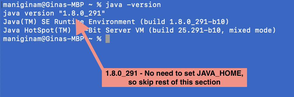 Mac JAVA_HOME Set
