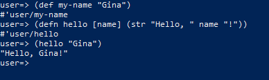 Hello, Gina